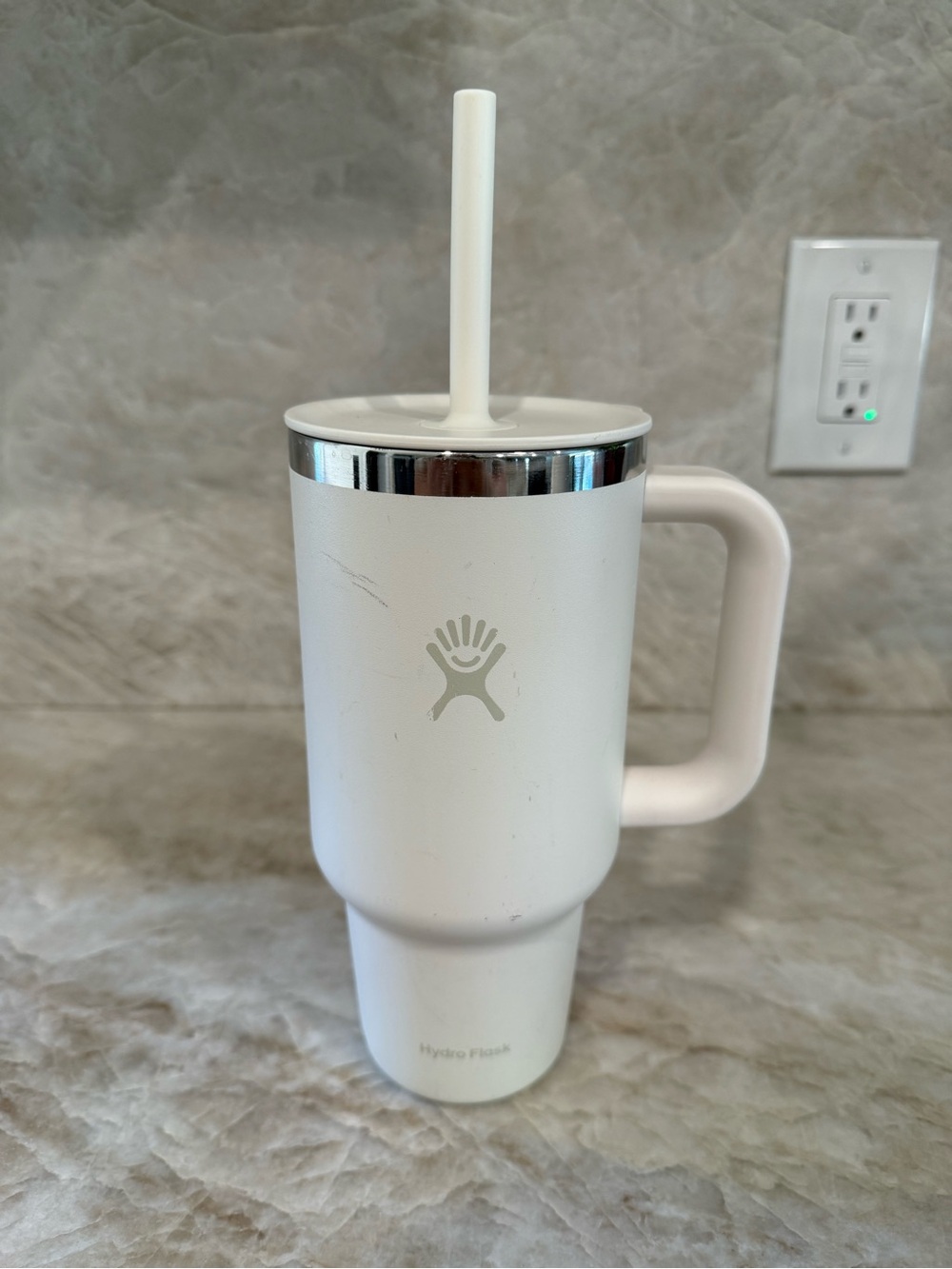 Hydro Flask 32 oz All Around Travel Tumbler w/ Handle & Straw 🤍